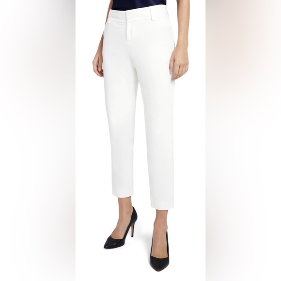 ALICE + OLIVA - Employed Straight Leg Cropped Trouser Pants Size 8 - Picture 4 of 14